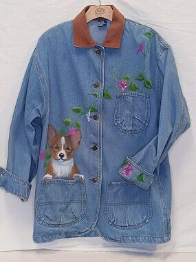 Puppy Painted Jacket